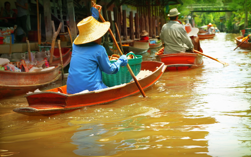 Klong boat